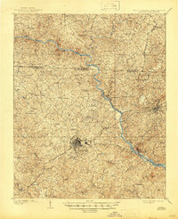 Gaffney 1909 topographic map thumbnail