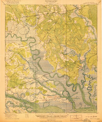 Green Pond 1918 topographic map thumbnail