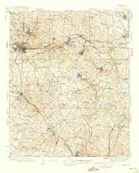 Greer 1938 topographic map thumbnail