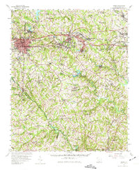 Greer 1957 topographic map thumbnail