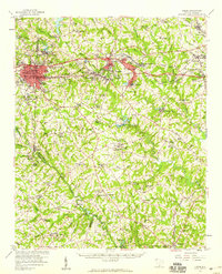 Greer 1957 topographic map thumbnail