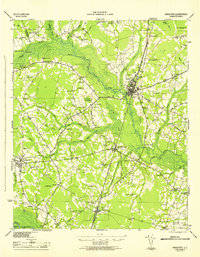 Kingstree 1946 topographic map thumbnail
