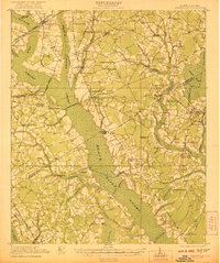 Mayesville 1921 topographic map thumbnail