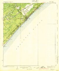 Myrtle Beach 1940 topographic map thumbnail