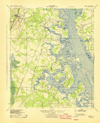 Okatie topographic map thumbnail