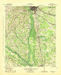 Orangeburg topographic map thumbnail