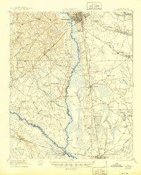 Orangeburg 1921 topographic map thumbnail