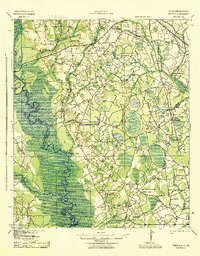 Peeples topographic map thumbnail