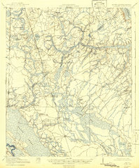 Pineland 1919 topographic map thumbnail