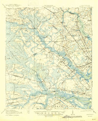 Ravenels 1920 topographic map thumbnail