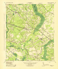 Ridgeville 1943 topographic map thumbnail