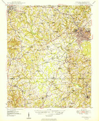 Rock Hill 1949 topographic map thumbnail