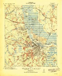 Savannah topographic map thumbnail