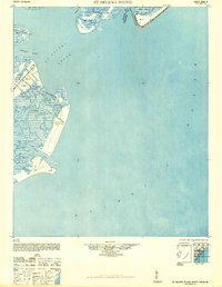 St. Helena Sound 1948 topographic map thumbnail