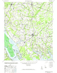 Summerton 1971 topographic map thumbnail