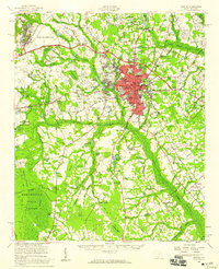 Sumter 1957 topographic map thumbnail