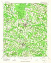 Tabor City topographic map thumbnail