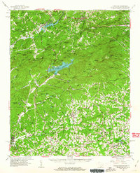 Tigerville 1959 topographic map thumbnail