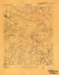 Varnville 1918 topographic map thumbnail