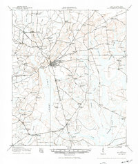 Walterboro 1918 topographic map thumbnail
