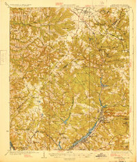 Warrenville 1928 topographic map thumbnail