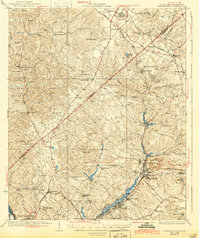 Warrenville 1928 topographic map thumbnail