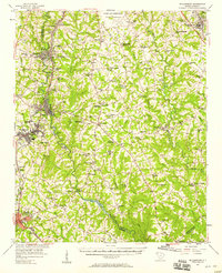 Williamston 1957 topographic map thumbnail