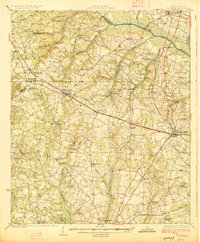 Williston 1927 topographic map thumbnail