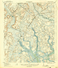 Yemassee 1918 topographic map thumbnail