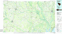 Kingstree 1986 topographic map thumbnail