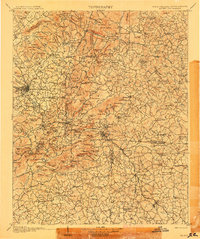 Saluda topographic map thumbnail