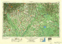 Florence 1954 topographic map thumbnail