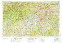 Greenville 1954 topographic map thumbnail