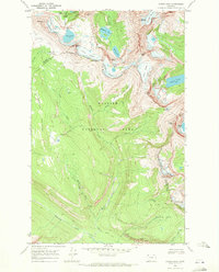 Ahern Pass 1968 topographic map thumbnail
