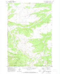 Alaska Bench 1970 topographic map thumbnail
