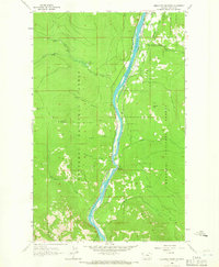 Alexander Mountain 1963 topographic map thumbnail