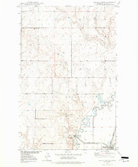 Alkali Coulee 1948 topographic map thumbnail