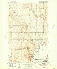 Alkali Coulee 1949 topographic map thumbnail