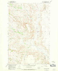 Allard Ranch 1966 topographic map thumbnail