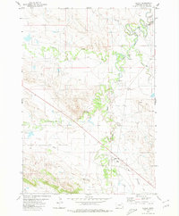 Alzada 1980 topographic map thumbnail