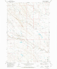 Alzada NW 1980 topographic map thumbnail