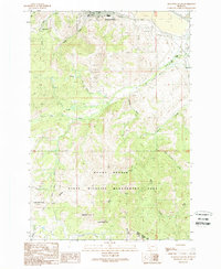 Anaconda South 1989 topographic map thumbnail