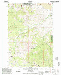 Anaconda South 1996 topographic map thumbnail