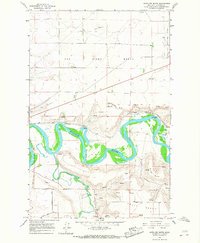 Antelope Butte 1965 topographic map thumbnail
