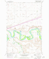 Antelope Butte 1965 topographic map thumbnail