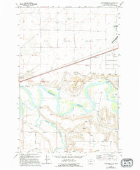 Antelope Butte 1965 topographic map thumbnail