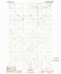 Antelope Coulee NW 1986 topographic map thumbnail