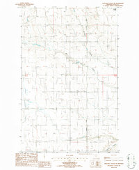 Antelope Coulee SW 1986 topographic map thumbnail