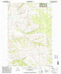 Antelope Creek 1996 topographic map thumbnail
