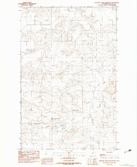 Antelope Creek Reservoir 1983 topographic map thumbnail